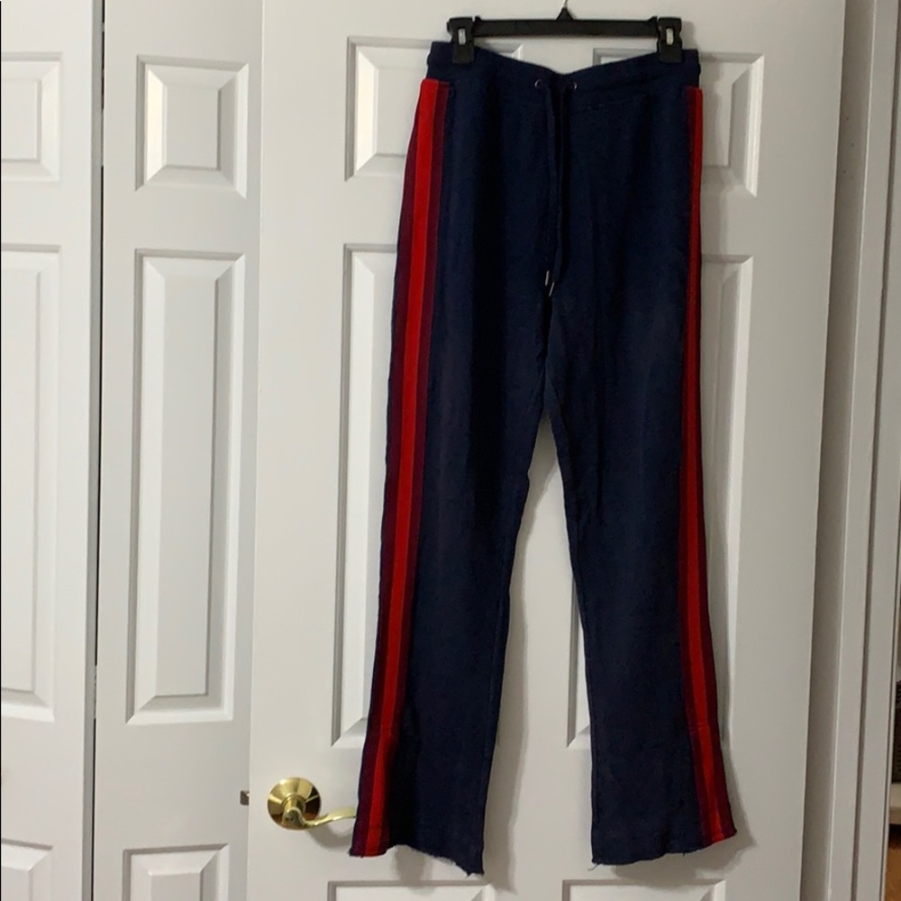 Splendid side stripe sweat pant